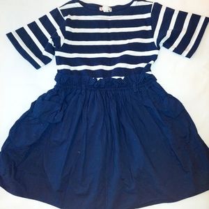 Girls Crewcut Navy Dress